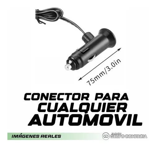 Multiplicador de Cigarrera 3 Puertos + 2 USB + Tipo C Carga Rápida 12-24V