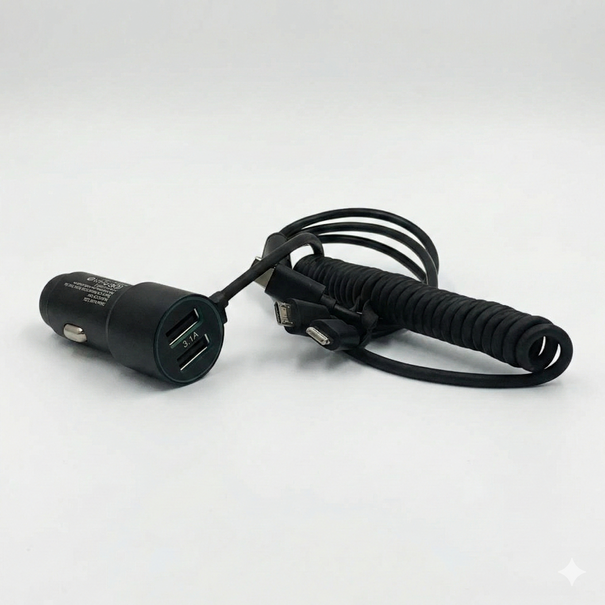Cargador para carro C285 con Cable 3 en 1 Elastico – ForStore
