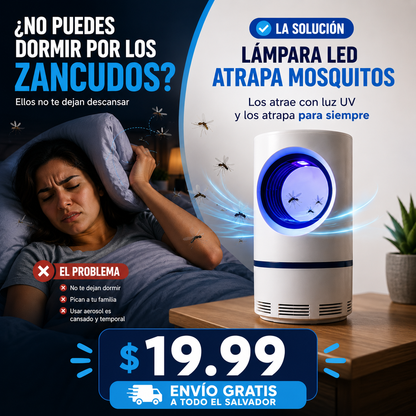 Luz LED Atrapa-Zancudos™ #NoMásZancudos