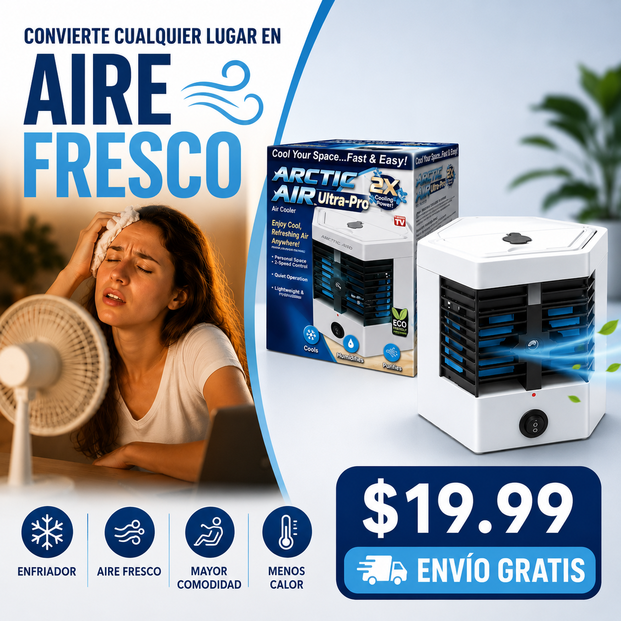 Mini Arctic Air PRO V2 – Frescura Personal