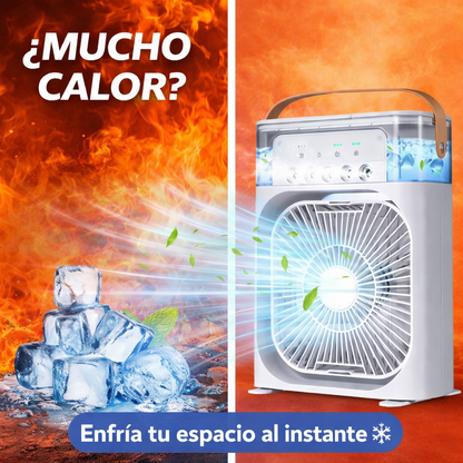 Mini Ventilador enfriador PRO – Aire Frío 3 funciones en 1
